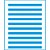 Stencil Litoarte - STM-064 - Listras Médias - 17X21cm - Imagem 1