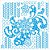 Stencil Litoarte - STXX-244 - Textura - 20x20cm - Imagem 1
