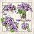 Guardanapo - 13312700 - Purple Bouquets - 33x33cm - Imagem 1