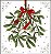 Guardanapo - 33310575 - Mistletoe - 33x33cm - Imagem 1