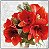 Guardanapo -  33314645 - Amaryllis - 33x33cm - Imagem 1