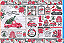 Papel para Decoupage Natal - Coleção Natal Farm - 49x34cm - PDN-153 - Imagem 1