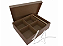 Caixa MDF Biju Quadrada c/4 divisões e aneleiro 5 x 16 x20 R61 - Imagem 2