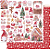 Papel Scrapbook - SDN-173 - Litoarte - Coleção Natal Mágico - 30,5 x 30,5cm - Imagem 1