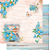 Papel para Scrapbook - SD1-088 - Mala com Livros e Flores Azuis - Imagem 1