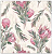 Guardanapo - 13318196 - Protea Cream - 33x33cm - Imagem 1