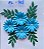 Pacote com 4 flores moldadas em papel + 4 ramos - FL-211 - Imagem 1