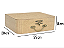 Caixa MDF Mini Maleta alça de metal - R1634 - 20 x 25 x 8 - Imagem 1