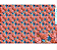 Papel De Seda - PSL040 - Rosa 3D Coral e Azul - Imagem 1
