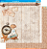 Papel Para Scrapbook - SD-1332 - Coleção mar doce Lar - Bussola fundo madeira - Imagem 1