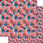 Papel Para Scrapbook - SD-1326 - Dupla Face - Rosa 3D coral E Azul - Imagem 1