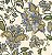Guardanapo - G3-032 - Golden Blue Hindl Pattern - 33x33cm - Imagem 1
