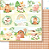 Papel de Scrapbook - SD-1316 - Dupla Face - Coleção Doce Fazendinha - Cards - Imagem 1