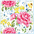 Guardanapo -  G3-057 - Roses And Field Flowers - 33x33cm - Imagem 1