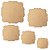Kit Com 5 Placas e Molduras Quadradas Trabalhadas R1470 - Imagem 1