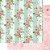 Papel para Scrapbook - SD-0477- Dupla face- Rosas e Borboletas - Imagem 1