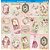 Papel Scrapbook - SD-1063 - Litoarte - Tags Damas 30,5 x 30,5cm - Imagem 2