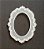 Moldura Acrílica com DTF - MOL001- Oval Renda - Imagem 1