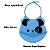 Babador Silicone Ajustável com Pega Migalha Azul Buba - Imagem 3