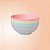Kit 4 Tigelas Bowls Alimentação Infantil 300ml Sana Babies Rosa Pastel - Imagem 3