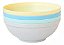 Kit 4 Tigelas Bowls Alimentação Infantil 300ml Sana Babies Azul Pastel - Imagem 2