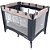 Berço Cercado Kiddo Stay Preto Cappuccino - Imagem 1