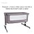Berço Portátil Napper Kiddo Melange Cappuccino - Imagem 5