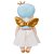 Boneca Angela Angel Azul Metoo - Imagem 3