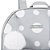 Mochila Maternidade Pompom Hug Cinza - Imagem 2