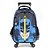 Mochila de Carrinho Batman Grande 3 Bolsos Preto - Imagem 4