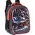 Mochila Escolar Hot Wheels Grande 3 Bolsos Vermelho Luxcel - Imagem 1