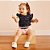 Conjunto Body Preto e Shorts Rosa Estampa Love Baby Gut - Imagem 3