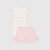 Conjunto de Body Regata Com Short Babadinho Rosa Baby Gut - Imagem 2