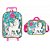 Kit Mochila de Carrinho Com Lancheira Unicórnio Up4you Verde - Imagem 1