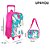 Kit Mochila de Carrinho Com Lancheira Unicórnio Up4you Verde - Imagem 7