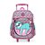 Mochila de Carrinho Bicho Preguiça e Melancia Up4You Rosa - Imagem 1