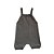 Jardineira Romper de Tricô Liso Tricô Kids Cinza - Imagem 1