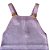 Jardineira Romper de Tricô Liso Tricô Kids Rosa Claro - Imagem 3