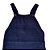 Jardineira Romper de Tricô Liso Tricô Kids Azul Marinho - Imagem 2