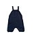 Jardineira Romper de Tricô Trançado Tricô Kids Azul Mescla - Imagem 3
