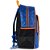 Mochila Escolar Hot Wheels Grande 3 Bolsos Luxcel Azul - Imagem 3