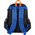 Mochila Escolar Hot Wheels Grande 3 Bolsos Luxcel Azul - Imagem 4