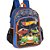 Mochila Escolar Hot Wheels Grande 3 Bolsos Luxcel Azul - Imagem 1