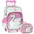 Kit Mochila de Carrinho e Lancheira Cisne Up4You Verde - Imagem 1