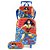 Kit Mochila Lancheira Estojo Mulher Maravilha Luxcel Azul - Imagem 1