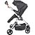 Carrinho de Bebê Eclipse Kiddo Melange Preto - Imagem 4