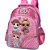 Mochila Escolar Lol Grande 4 Bolsos Luxcel Rosa - Imagem 1