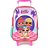 Kit Mochila de Carrinho e Lancheira Lol Luxcel Rosa - Imagem 2