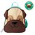 Mochila Zoo Cachorro Pug Skip Hop Verde - Imagem 1