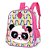 Mochila Escolar Panda Up4You Rosa - Imagem 3